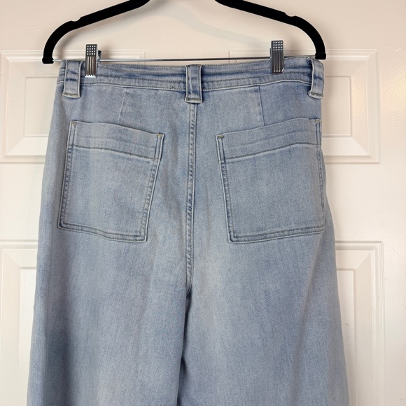 Miou Muse wide leg jeans tie waist sz medium - Picture 5 of 8